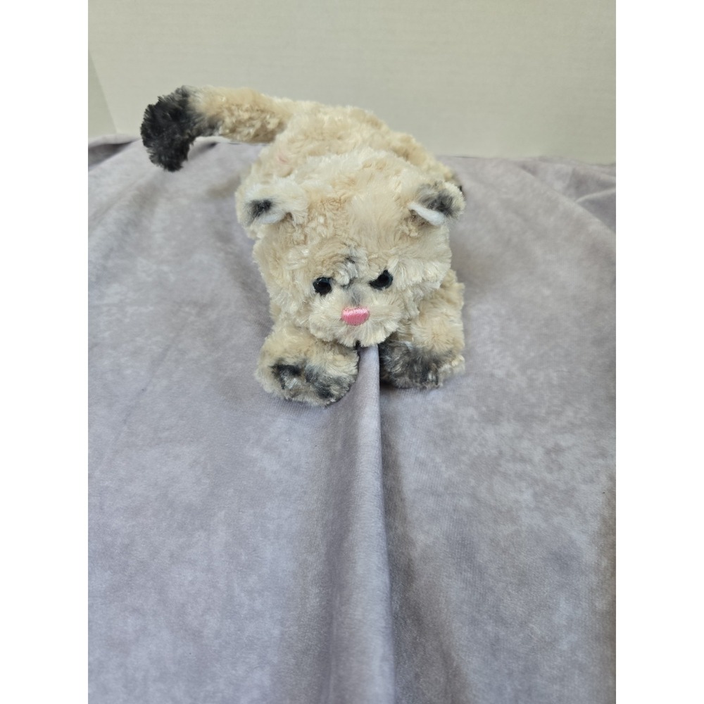 VTG  Bootsie Cat Plush Stuffed Doll Toy Kitten Furry #001137